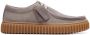 Clarks Grijze suède veterschoen voor heren Gray Heren - Thumbnail 3