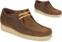 Clarks Bruine Leren Mocassins Vierkante Neus Schoenen Brown Heren - Thumbnail 3