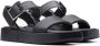 Clarks Zwarte Band Platte Sandalen Vrouwen Black Dames - Thumbnail 2