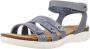 Clarks Stijlvolle Platte Sandalen voor Vrouwen Blue Dames - Thumbnail 3