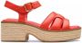 Clarks Coledale Strap dames sandaal rood - Thumbnail 2