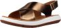 Clarks Flat Sandals Yellow Dames - Thumbnail 2