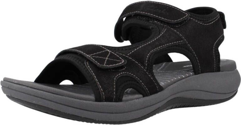 Clarks Stijlvolle Platte Sandalen Black Dames - Foto 3