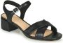 Clarks Sheer35 Strap Dames Sandalen Black Leather - Thumbnail 2