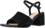 Clarks High Heel Sandals Black Dames - Thumbnail 3
