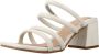 Clarks Stijlvolle Platte Sandalen Beige Dames - Thumbnail 3