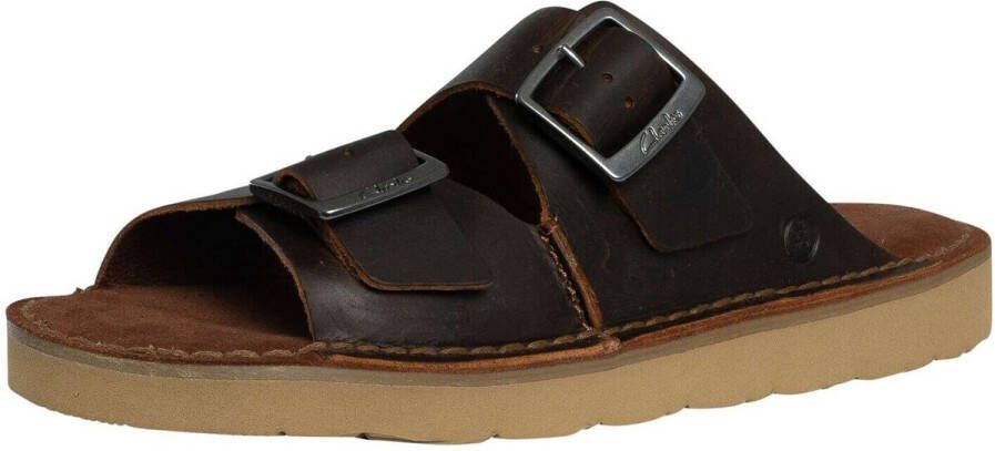 Clarks Slippers Solsbury sandalen met bandjes