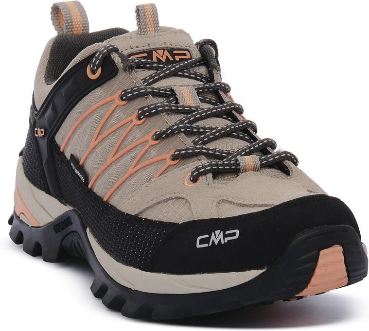 CMP Sneakers laag 'Rigel' cappuccino lichtoranje zwart wit - Foto 3