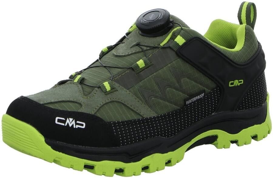 CMP Kid's Kiruna Fitgo WP Multisportschoenen zwart olijfgroen