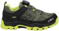 CMP Kid's Kiruna Fitgo WP Multisportschoenen zwart olijfgroen - Groen