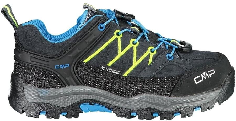 CMP Campagnolo Rigel WP Lage Trekkingschoenen Kinderen antracite-yellow fluo