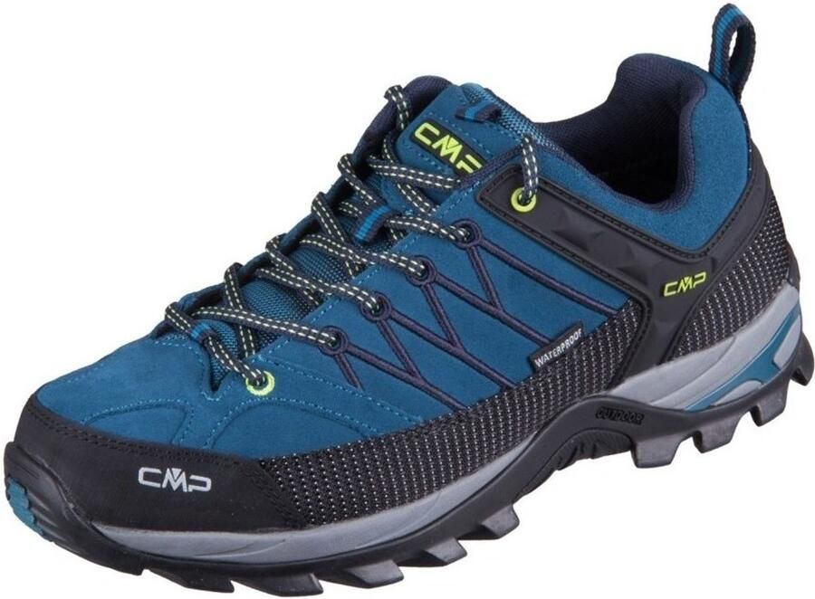 CMP Rigel Low WP 3Q13247 Wandelschoenen B.Blue Flash Orange Heren - Foto 8