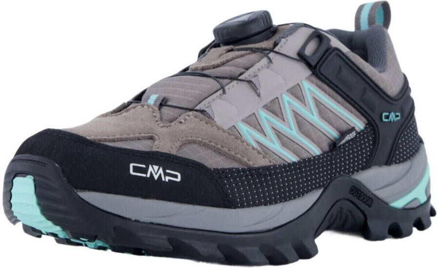 CMP Women's Rigel Low Fitgo Trekking Shoes WP Multisportschoenen zwart grijs