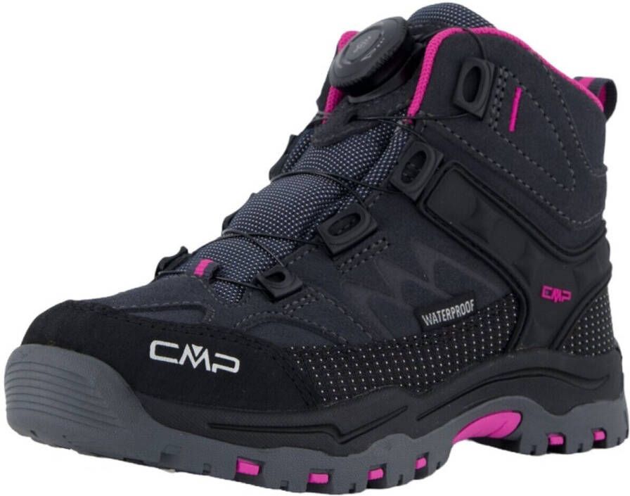 CMP Kid's Kiruna Mid Fitgo Trekking Shoes WP Wandelschoenen zwart