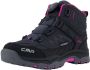 CMP Kid's Kiruna Mid Fitgo Trekking Shoes WP Wandelschoenen zwart - Thumbnail 1