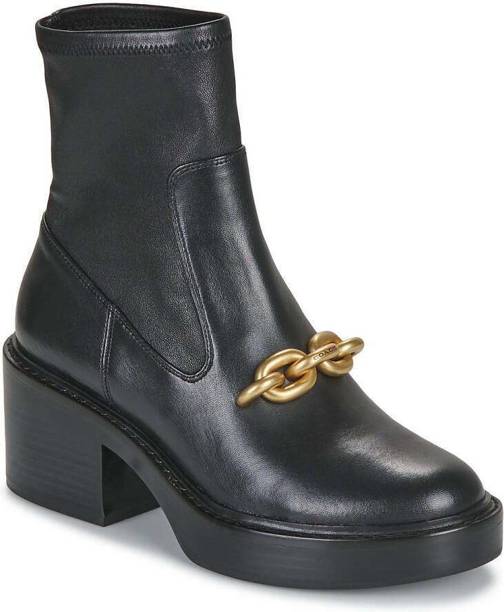 Coach Enkellaarzen KENNA LEATHER BOOTIE