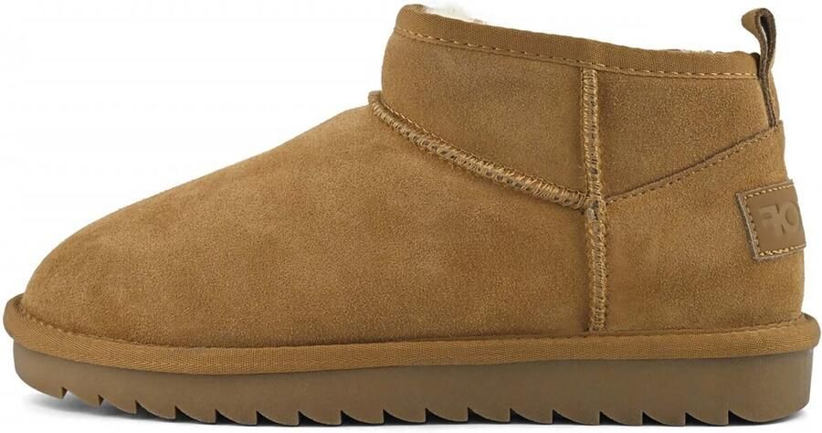 Colors of California Korte Schapenvacht Laarzen In Suède Streetwear Vrouwen - Foto 18