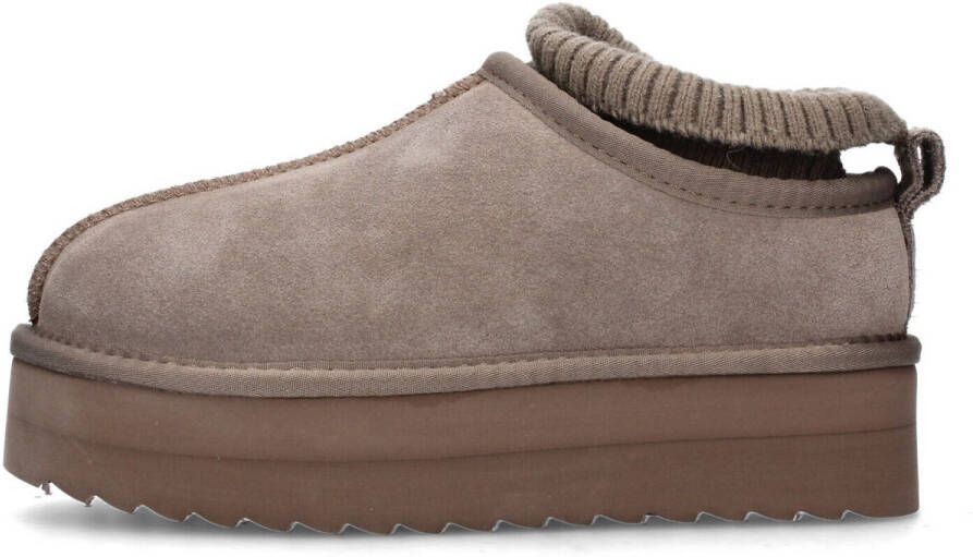 Colors of California Eggy Platformlaars met Sok Dames Beige Dames - Foto 2