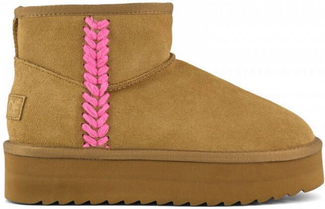 Colors of California Gezellige Winterlaarzen voor Vrouwen Beige Dames