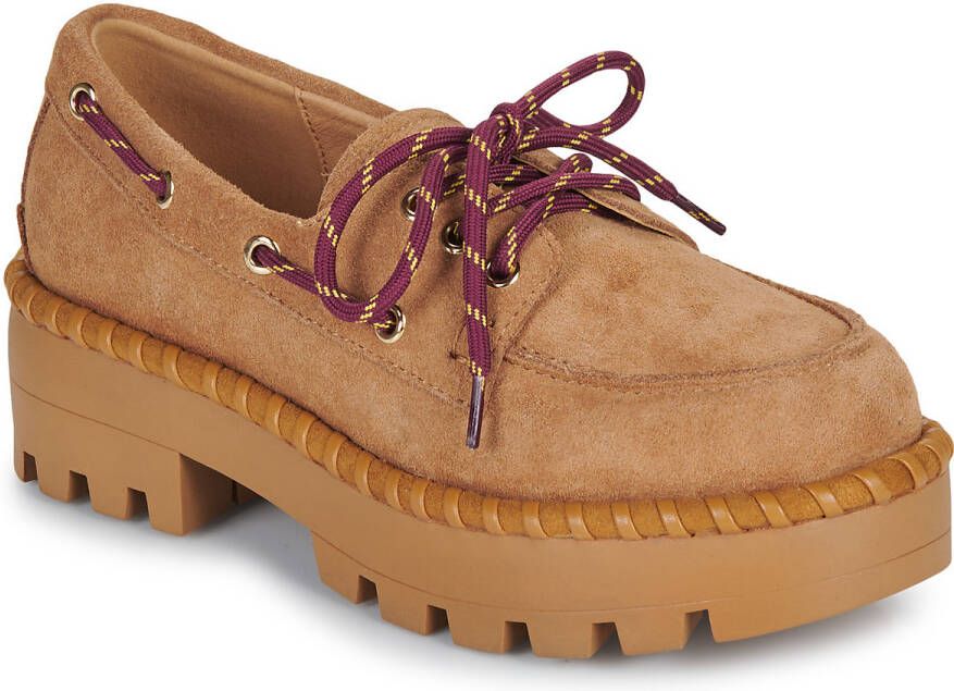 Colors of California Korte Schapenvacht Laarzen In Suède Streetwear Vrouwen - Foto 17