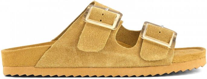 Colors of California Sandalen Cow suede bio with two buckles