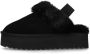 Colors of California Suède Platform Slipper met Bandsluiting Black Dames - Thumbnail 3