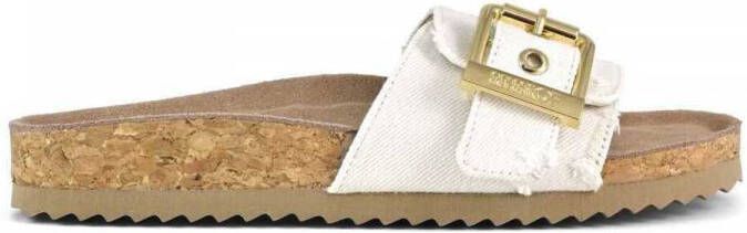 Colors of California Sandalen Monoband sandal cork denim