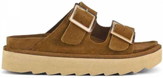 Colors of California Sandalen Platform sandal in leather