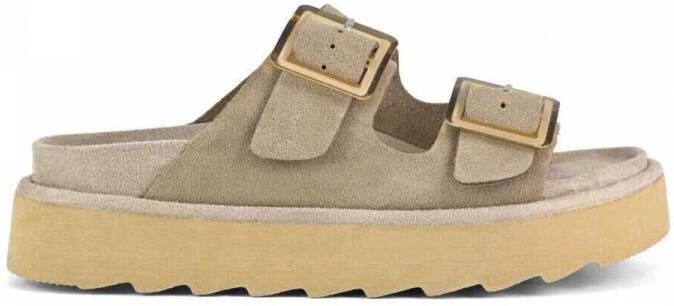 Colors of California Sandalen Platform sandal in leather