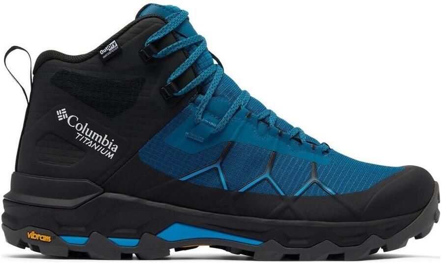 Columbia Peakfreak Titanium Outdry Mid Wandelschoenen zwart blauw