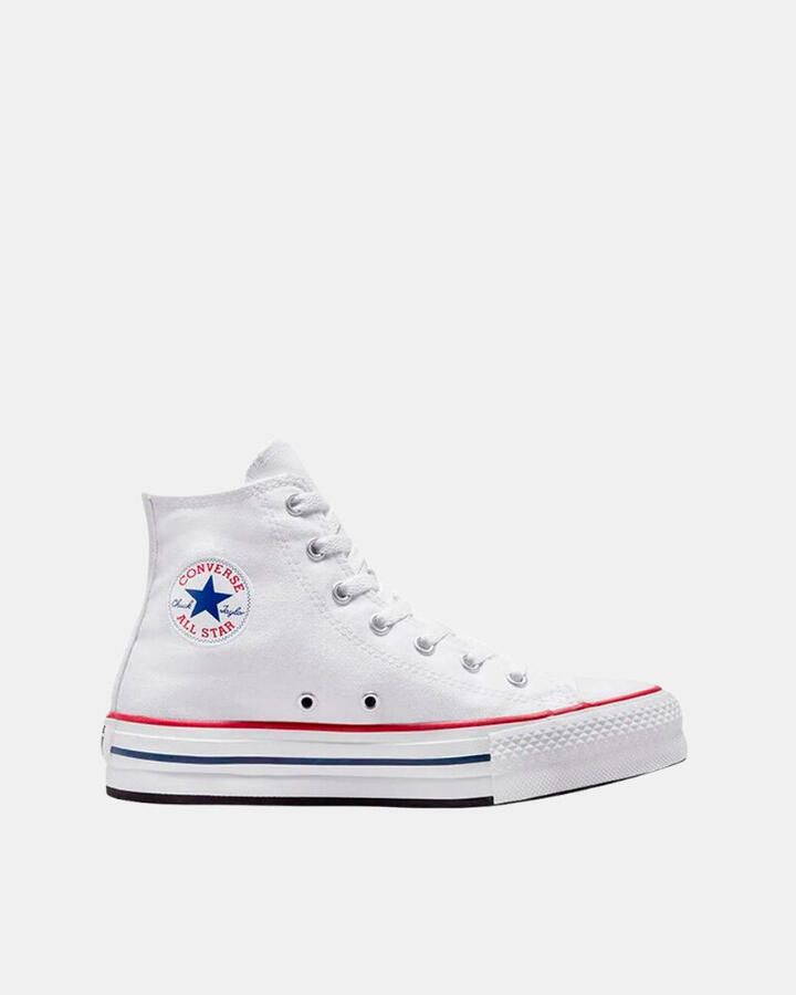 Converse Chuck Taylor All Star Eva Lift Canvas Platform (gs) Fashion sneakers Schoenen white garnet maat: 36 beschikbare maaten:36 37.5 38 39 - Foto 10
