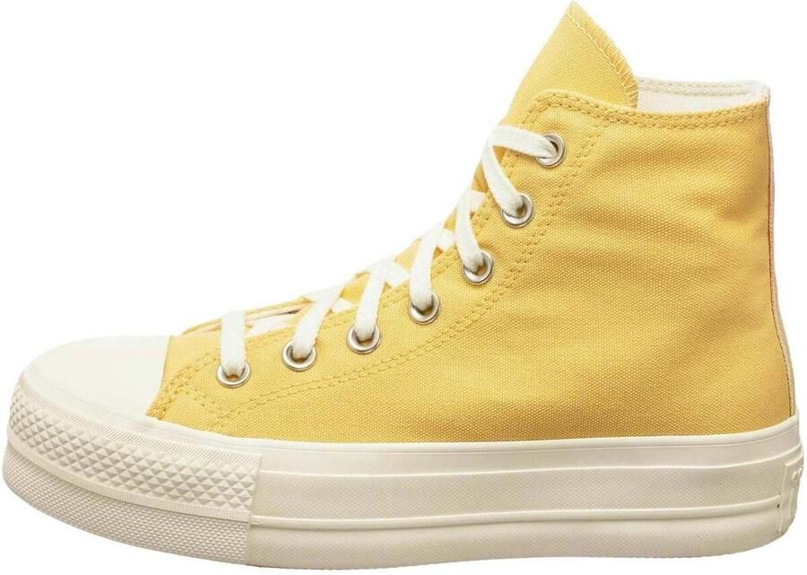 Converse Chuck Taylor All Star Platform Lift Hi Glitter Sneakers Yellow Dames - Foto 2