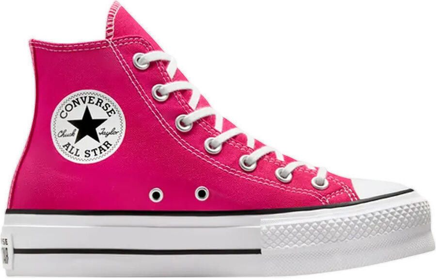 Converse Hoge Sneakers Baskets Chuck 70 Low cerise pink white black