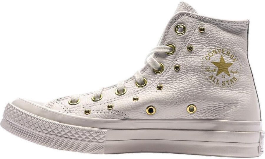 Converse Hoge Sneakers Baskets Chuck 70 Star Studded Leather Hi cuir - Foto 2