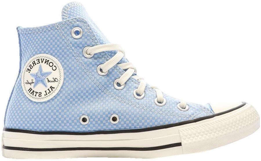 Converse Hoge Sneakers Baskets Chuck Taylor All Star Checkered Hi textile