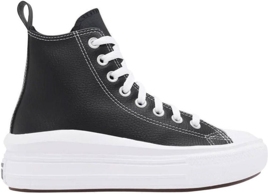 Converse Chuck Taylor All Star Move Platform Leather Fashion sneakers Schoenen black black white 37 beschikbare maaten:37 39 38.5 40