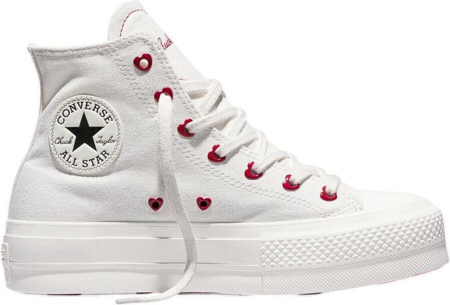 Converse Hoge Sneakers Baskets Chuck Taylor All Star Lift textile