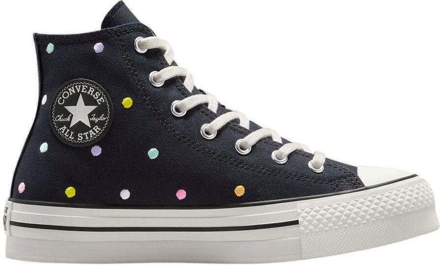 Converse Hoge Sneakers Baskets Chuck Taylor All Star Low en toile noire