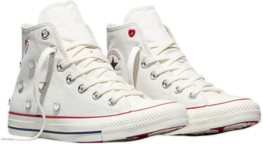 Converse Hoge Sneakers Baskets Chuck Taylor All Star motif cœur