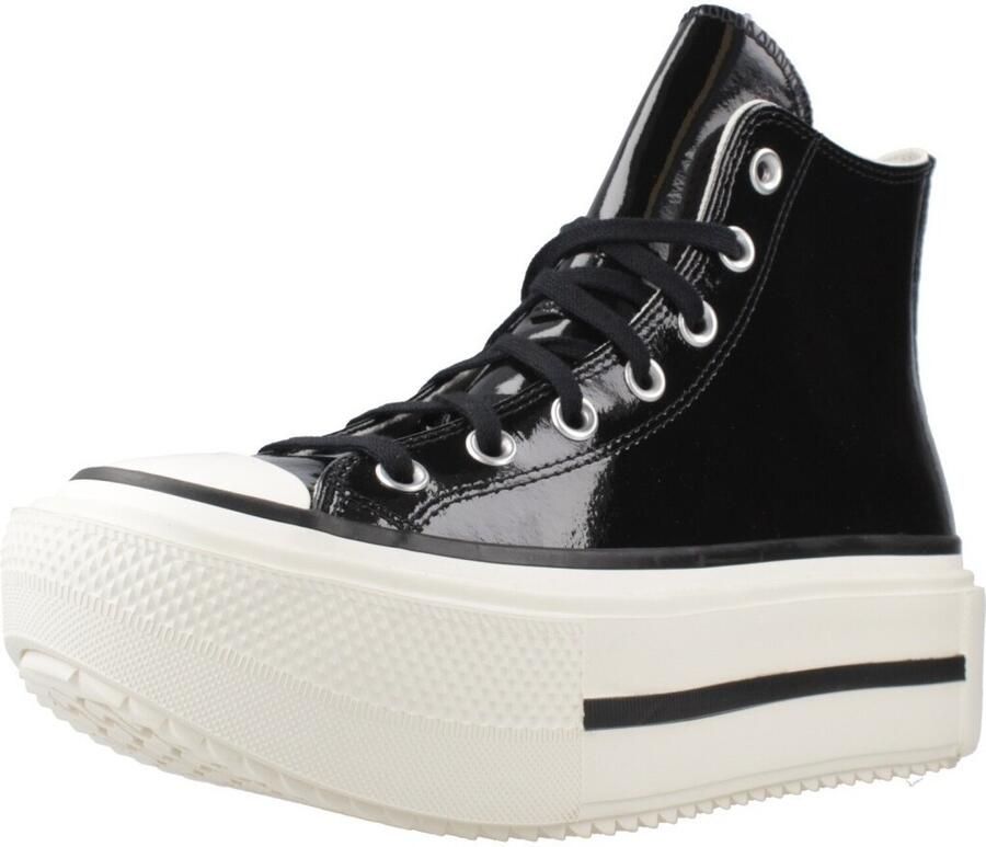 Converse Hoge Sneakers CHUCK TAYLOR ALL STAR LIFT DOUBLE STACK PLATFORM PATENT LEATHER - Foto 3