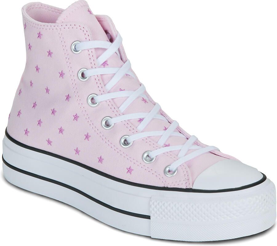Converse Hoge Sneakers LIFT PLATFORM EMBROIDERED STARS
