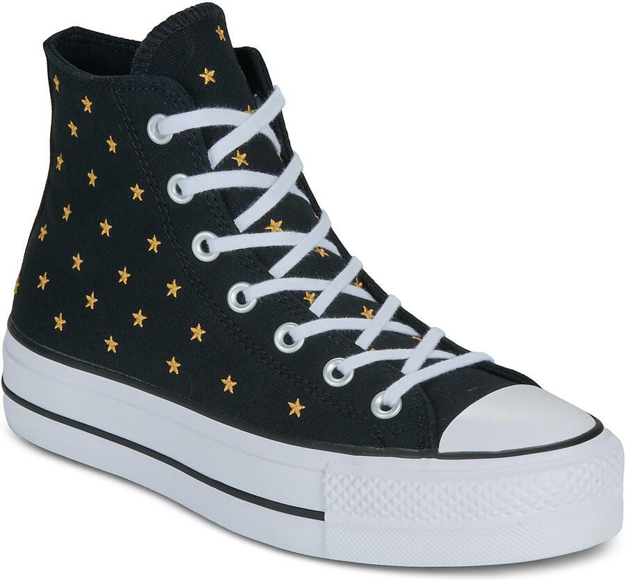 Converse Hoge Sneakers LIFT PLATFORM EMBROIDERED STARS