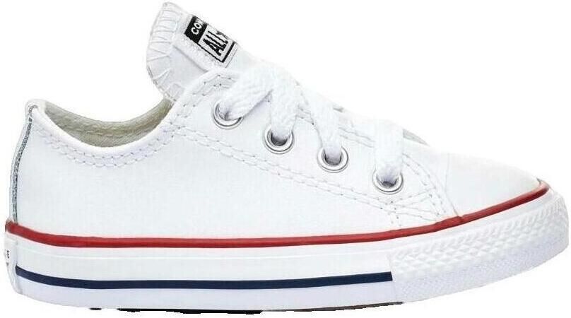 Converse Lage Sneakers Baskets Chuck Taylor All Star cuir blanc