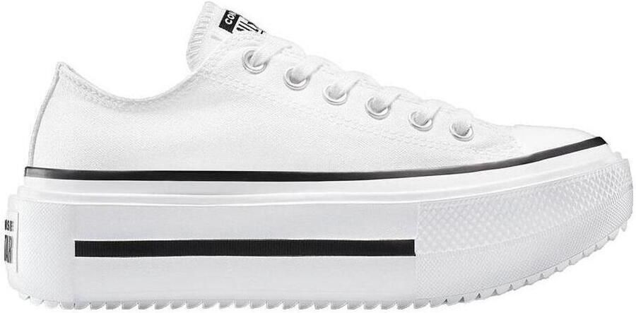 Converse Lage Sneakers Baskets Chuck Taylor All Star Lift Double Stack Blanc - Foto 4
