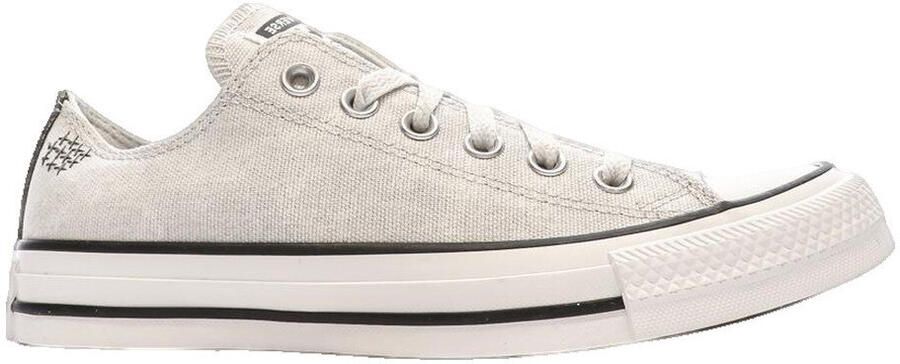 Converse Lage Sneakers Baskets Chuck Taylor All Star Low en toile grise - Foto 2