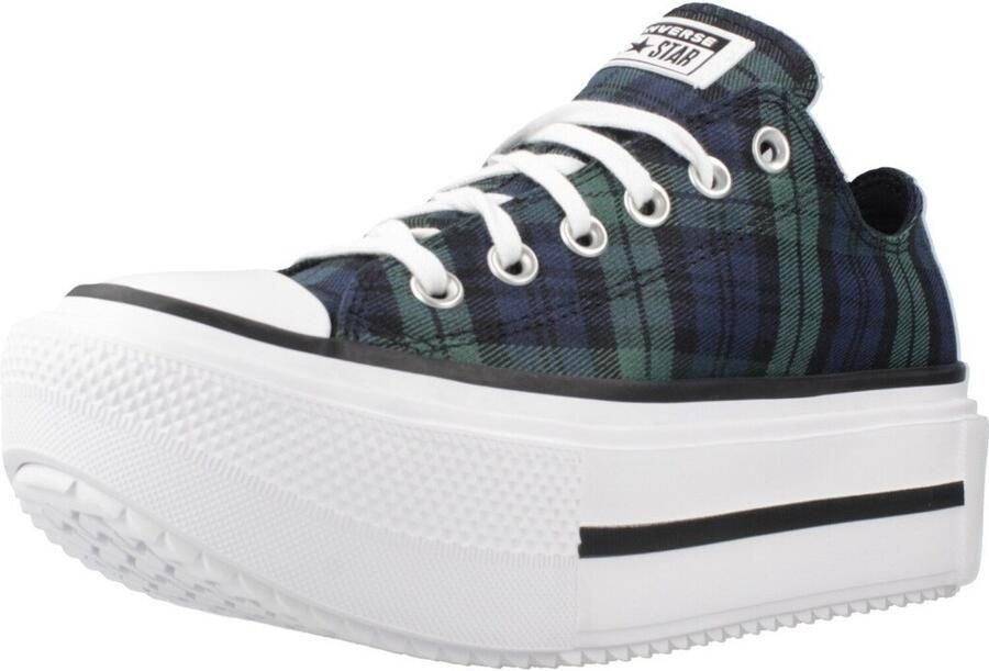 Converse Lage Sneakers CHUCK TAYLOR ALL STAR LIFT DOUBLE STACK PLATFORM PLAID
