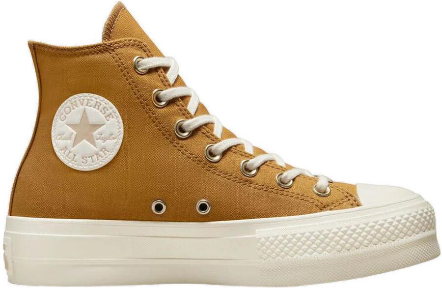 Converse Sneakers Baskets Chuck 70 Hi miel brûlé or clair aigrette
