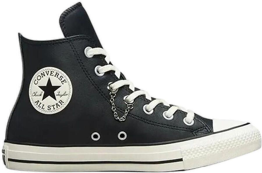Converse Chuck Taylor All Star Hi Sneakers Leren Sneaker Dames Zwart - Foto 2