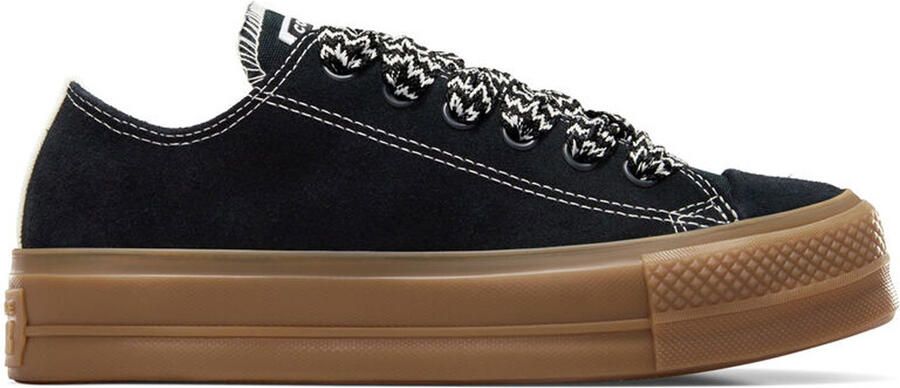 Converse Chuck Taylor All Star Lift Ox Sneakers Dames Zwart - Foto 4