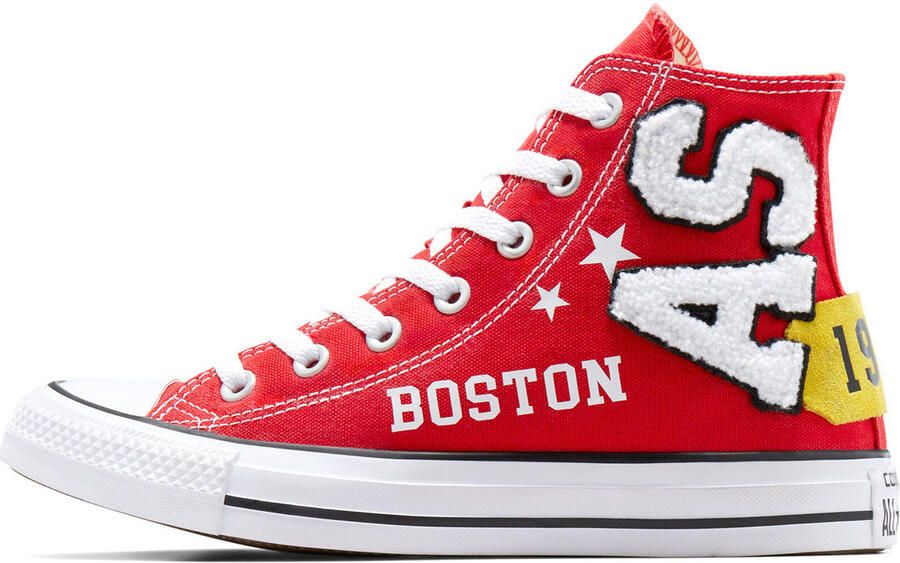 Converse Patchwork Suede Sneaker Red Heren - Foto 2